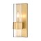 Z-Lite Lawson 1 Light Wall Sconce, Rubbed Brass & Clear 343-1S-RB - alternate 1